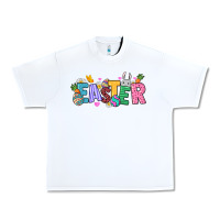 White Easter Urban Heavy Tee - NancyCooperArtShop