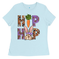 Baby Blue Easter hiphop Ladies Tee - AdoDesignShop