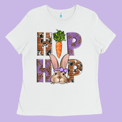 Easter Hiphop Ladies Tee Designed By Adodesignshop