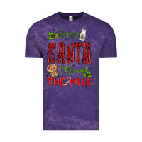 Cloud Purple sorry santa ı drank the milk Vintage Tee - MaliasSmallBusiness