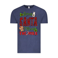 Vintage Denim sorry santa ı drank the milk Vintage Tee - MaliasSmallBusiness