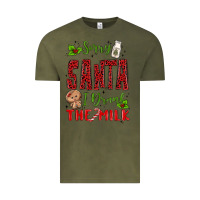 Vintage Olive sorry santa ı drank the milk Vintage Tee - MaliasSmallBusiness