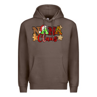 Coffee Nana Claus Christmas Lights And Gifts mother's day Premium Hoodie - HowdyJamesFarm