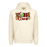 Sandshell Nana Claus Christmas Lights And Gifts mother's day Premium Hoodie - HowdyJamesFarm