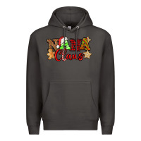 Smoke Nana Claus Christmas Lights And Gifts mother's day Premium Hoodie - HowdyJamesFarm