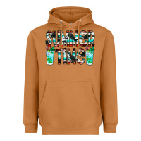 Meerkat Summer Time Cowhide Serape Heavyweight Hoodie - CowCowDesign