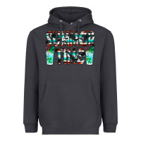 Smoke Summer Time Cowhide Serape Heavyweight Hoodie - CowCowDesign