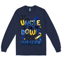Navy my uncle is down right awesome Long Sleeve Tee - Artiststas