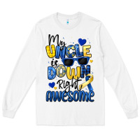 White my uncle is down right awesome Long Sleeve Tee - Artiststas