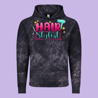Hair Stylist Vintage Hoodie Designed By Maliassmallbusiness