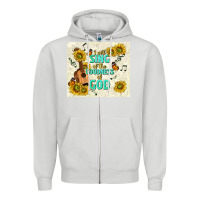 Dove Grey i will sing of the goodness of god Zipper Hoodie - TumblerDesignByShophia