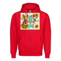 Red i will sing of the goodness of god Zipper Hoodie - TumblerDesignByShophia