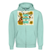 Seafoam i will sing of the goodness of god Zipper Hoodie - TumblerDesignByShophia