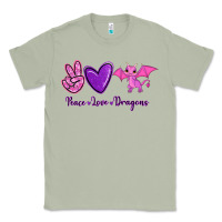Matcha Peace Love Dragons Classic Tee - RanaPortraitStore