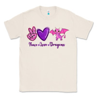 Natural Peace Love Dragons Classic Tee - RanaPortraitStore