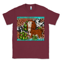 Burgundy hereford cactus tumbler Classic Tee - JahusDesignShop