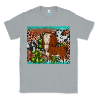 Heather Grey hereford cactus tumbler Classic Tee - JahusDesignShop