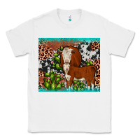 White hereford cactus tumbler Classic Tee - JahusDesignShop