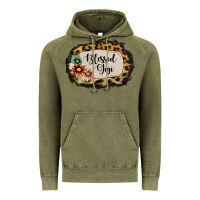 Vintage Olive Blessed Gigi Vintage Hoodie - Jasminsmagicworld