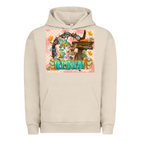 Pigment French Oak Easter Day He is risen 20oz skinny Urban Hoodie - LillyAllenDesigns