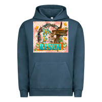Pigment Midnight Navy Easter Day He is risen 20oz skinny Urban Hoodie - LillyAllenDesigns