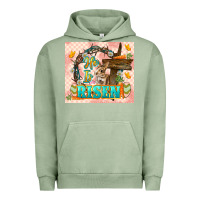 Pigment Oil Green Easter Day He is risen 20oz skinny Urban Hoodie - LillyAllenDesigns