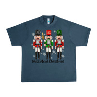 Midnight Navy Nuts About Christmas Urban Heavy Tee - MaliasSmallBusiness