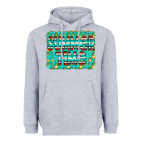 Heather Grey summer time glitter pineable Heavyweight Hoodie - CowCowDesign