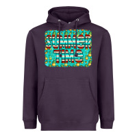 Summer Time Glitter Pineable Heavyweight Hoodie | Teevron