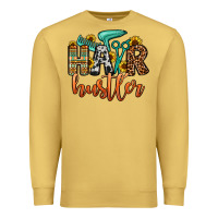Antique Gold hair hustler Premium Sweatshirt - OliviaCreatesArt