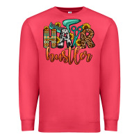 Cardinal hair hustler Premium Sweatshirt - OliviaCreatesArt