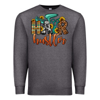 Charcoal Heather hair hustler Premium Sweatshirt - OliviaCreatesArt