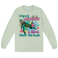 Matcha everyone's journey is different trust the flow Long Sleeve Tee - Artiststas