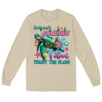 Mushroom everyone's journey is different trust the flow Long Sleeve Tee - Artiststas
