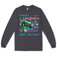 Smoke everyone's journey is different trust the flow Long Sleeve Tee - Artiststas