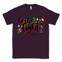 Plum be the light matthew 5 14 Classic Tee - MaliasSmallBusiness