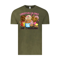 Vintage Olive christmas calories no cuentan Vintage Tee - MaliasSmallBusiness