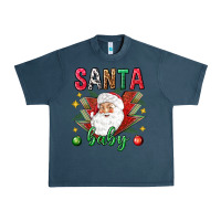 Midnight Navy Santa baby Christmas Urban Heavy Tee - NancyCooperArtShop