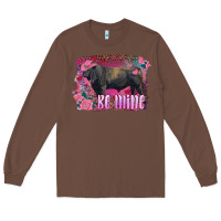 Chestnut be mine black angus bull Long Sleeve Tee - RanaPortraitStore