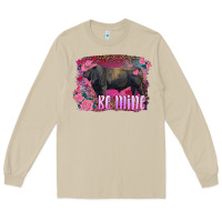 Mushroom be mine black angus bull Long Sleeve Tee - RanaPortraitStore