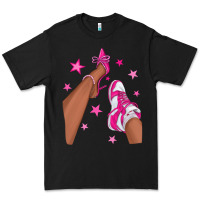 Black afro sneakers and heels Premium Tee - NancyCooperArtShop