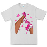 Dove Grey afro sneakers and heels Premium Tee - NancyCooperArtShop