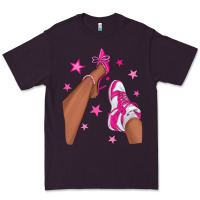 Plum afro sneakers and heels Premium Tee - NancyCooperArtShop