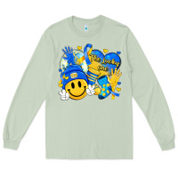 Retro Disco Ball The Lucky Few Smile Face Long Sleeve Tee | Teevron