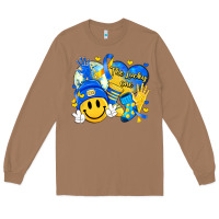 Toasted Coconut retro disco ball the lucky few smile face Long Sleeve Tee - Artiststas