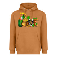 Meerkat St. Patrick's Love and golds Heavyweight Hoodie - OliviaCreatesArt