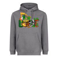 Storm St. Patrick's Love and golds Heavyweight Hoodie - OliviaCreatesArt