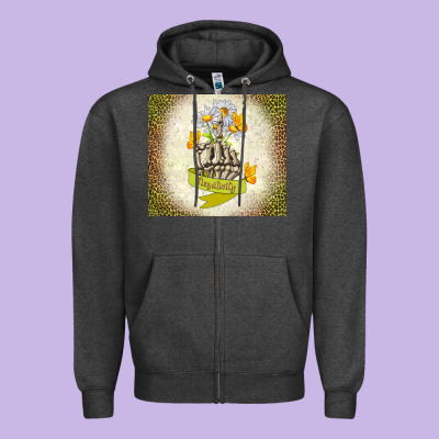 Negativity Zipper Hoodie Designed By Tumblerdesignbyshophia