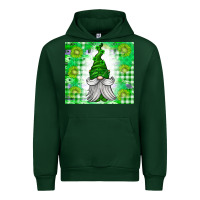 Forest Green St. Patricks Day Gnome Urban Hoodie - CowhideDigitalArt