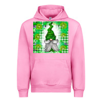 Fuchsia Pink St. Patricks Day Gnome Urban Hoodie - CowhideDigitalArt